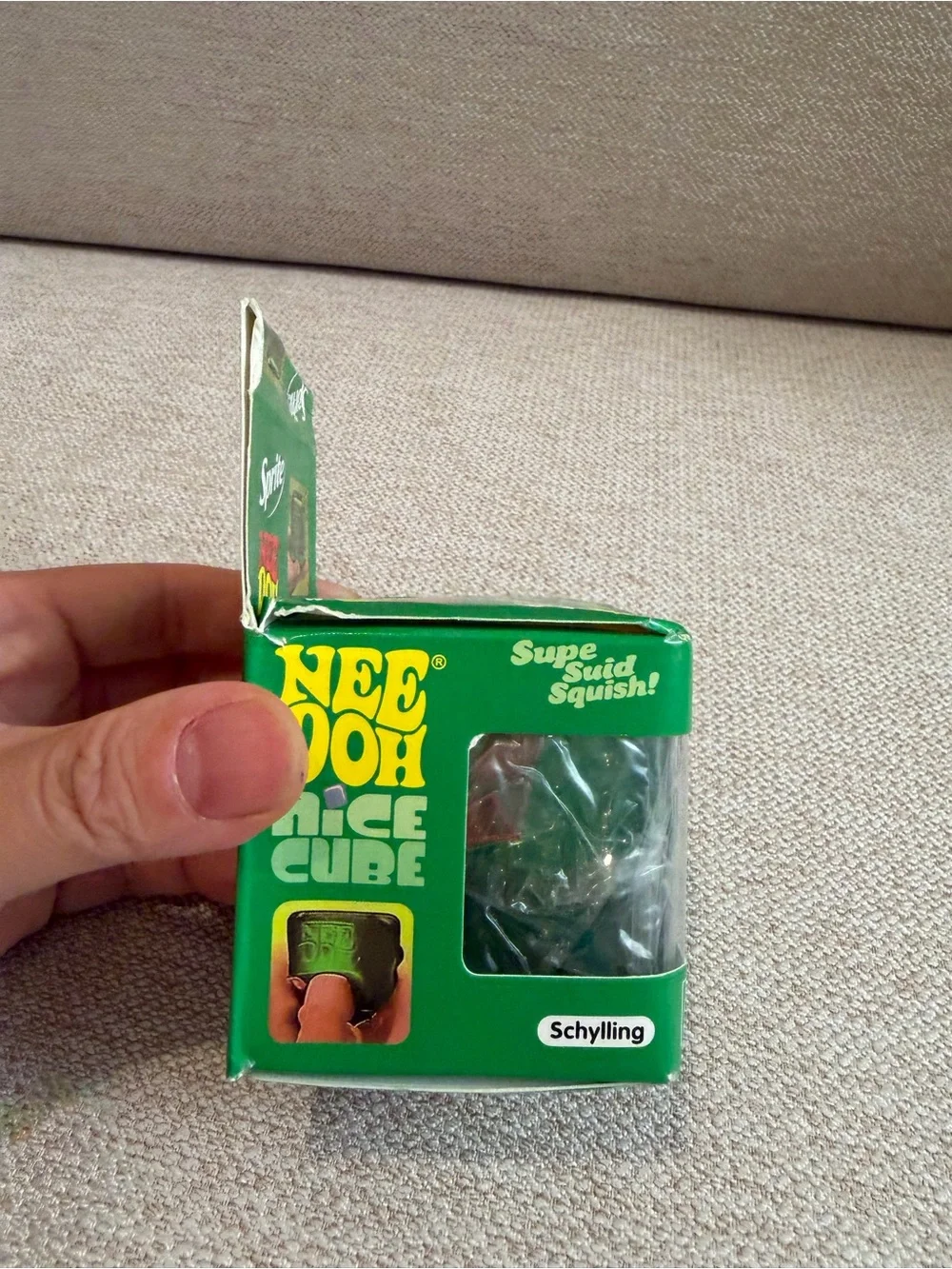 NeeDoh x Sprite Nice Cube Squishy Toy - Green